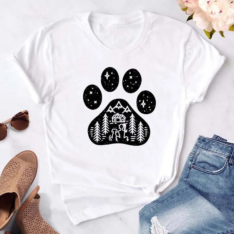 Camiseta Paw Support™ = 1 comprado : 12 comidas
